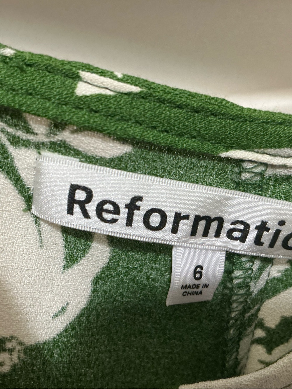 Reformation Green Floral Maxi Skirt - Picture 2 of 3